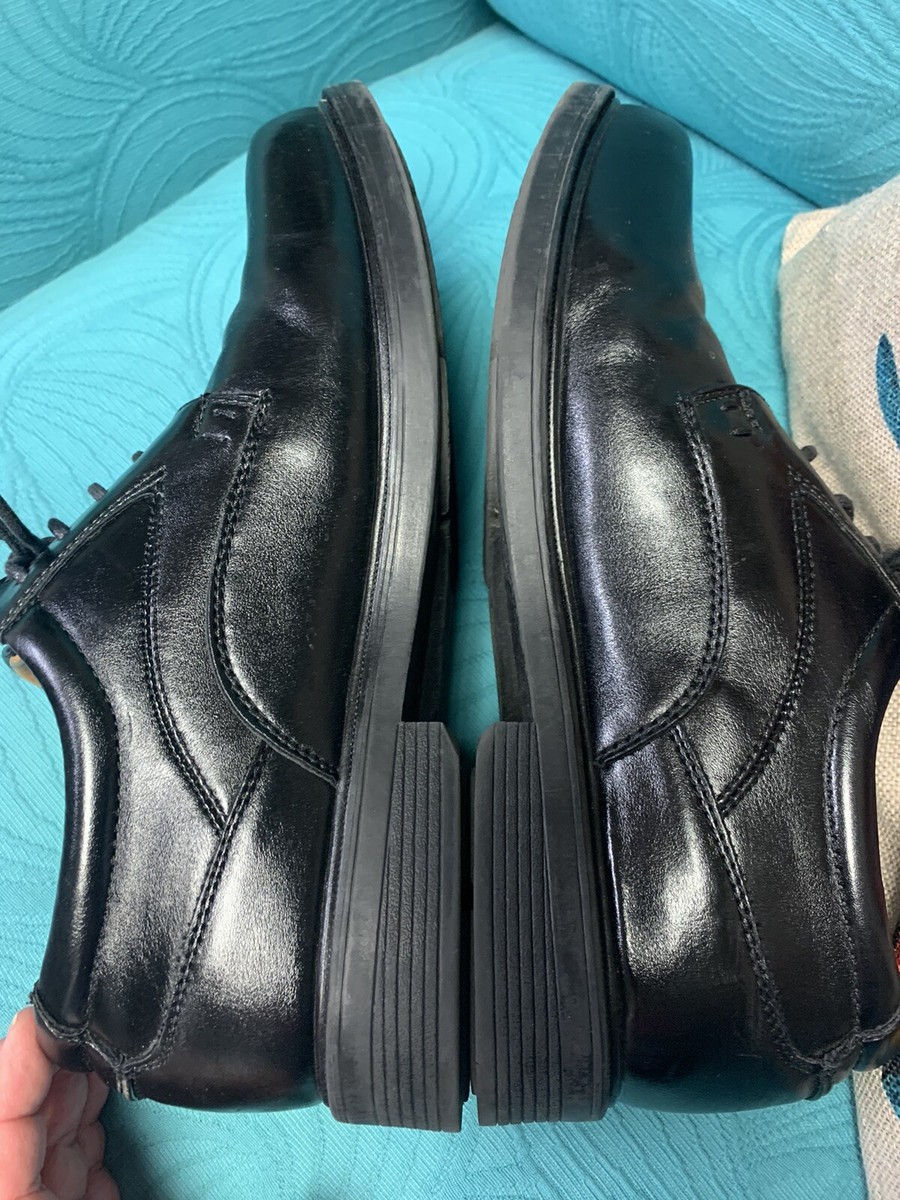 French Shriner Annapolis Black Derby Dress Shoes Men display picture 3