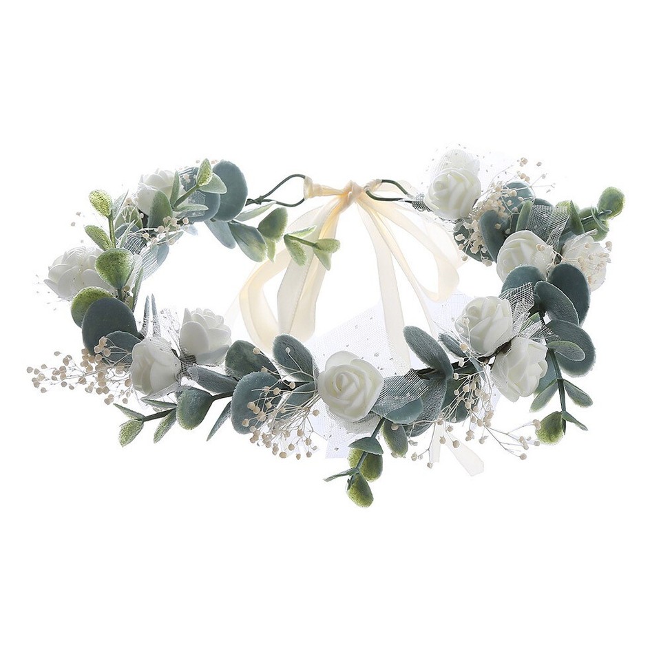 Costume Cosplay Fairy Flower Leaf Headbands Photoshoot Elf Headpiece Costume cosplay fairy flower leaf headbands photoshoot elf headpiece