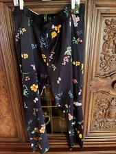 JOHNNY WAS SILK CARGO PANTS XXL