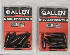 20 Allen Bullet Points 125 Grain 5/16 Diameter Arrow Heads Archery Field 14621A