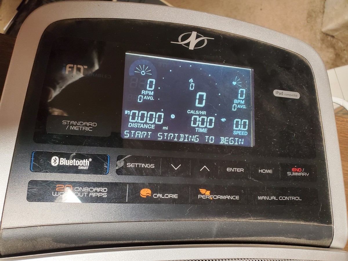 NordicTrack E 7.5 I 24030 Elliptical screen control Console