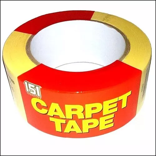 DOUBLE SIDED MULTI-PURPOSE STRONG ADHESIVE TAPE CARPET TAPE HEAVY DUTY 48 x  25m