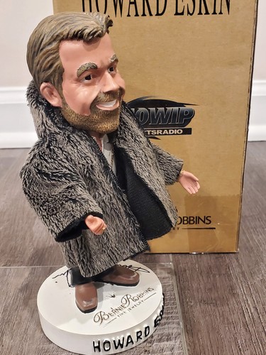 Howard Eskin Bobblehead Autograph Diamond + Mink Fur 94 WIP Philadelphia Eagles - Picture 12 of 24