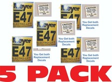 10 Snow Plow Decals 5 Mini Torque 5 Meyer E47 Pump New Stickers E-47 Sets