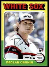 2024 Topps Heritage 337 Declan Cronin Chicago White Sox RC Baseball Card