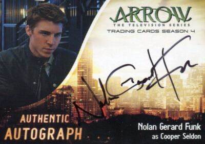 Arrow Season 4 Nolan Gerard Funk as Cooper Seldon Autograph Card NGF