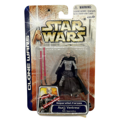 Asajj Ventress Clone Wars Sith Lehrling Separatist Forces 3,75'' Star Wars MOC