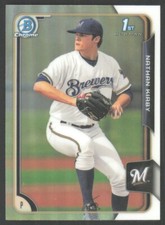 2015 Bowman Draft Chrome Refractor 1st Nathan Kirby #145