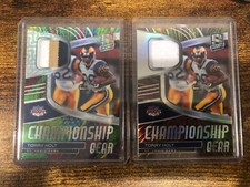 2021 Panini Spectra Torry Holt Championship Gear /25 + /75 Patch RAMS SUPER BOWL