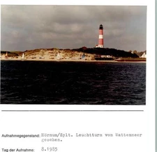 10130273 - 2284 Hoernum lighthouse seen from the Wadden Sea