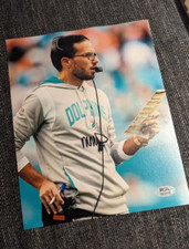 HEAD COACH  Mike McDaniel SIGNED MIAMI DOLPHINS 8X10 PHOTO WITH PSA