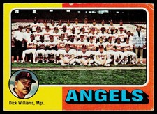 1975 Topps #236 California Angels / Dick Williams Team Checklists White Back