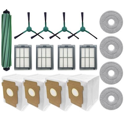 Ersatzteile für iRobot Roomba Plus 405 505 Zubehör Bürsten Filter Beutel Tücher