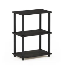 Three-layer storage shelf bookcase, various colors