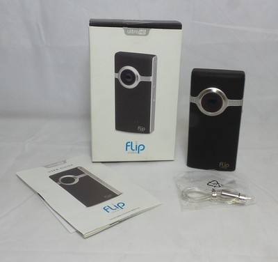Boxed Flip UltraHD Video Camera 8 GB 2 Hours - 2nd Generation - Black (U2120B)