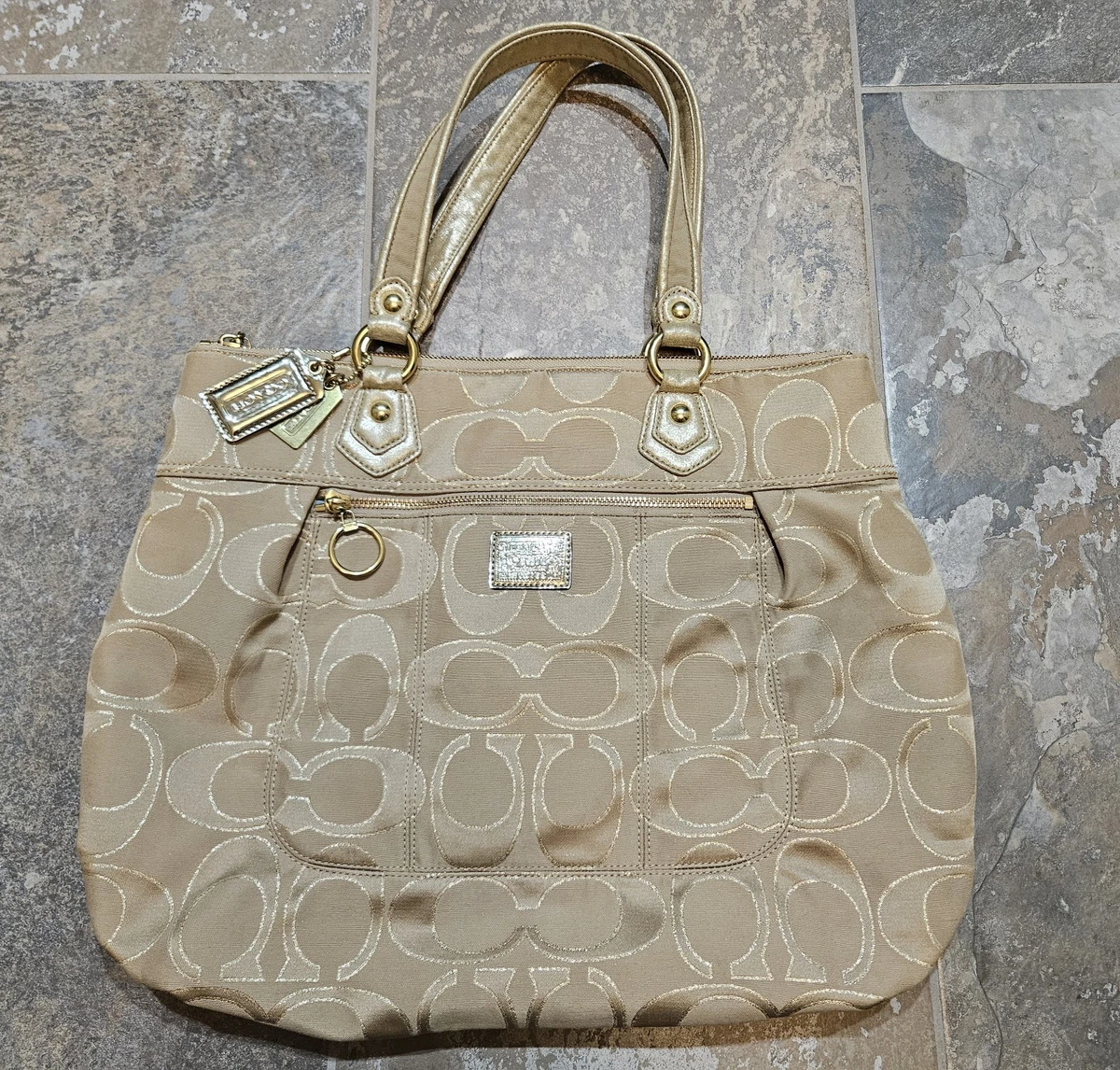 Coach Poppy Canvas Exterior Tote Bags & Handbags for Women for 