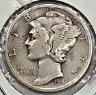 1943S  Mercury Dime - 83 Years Old!! ☆Great Way To BUY SILVER☆