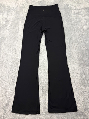 Lululemon Women s 8 Black Flare Align Leggings Stretch Athletic Workout