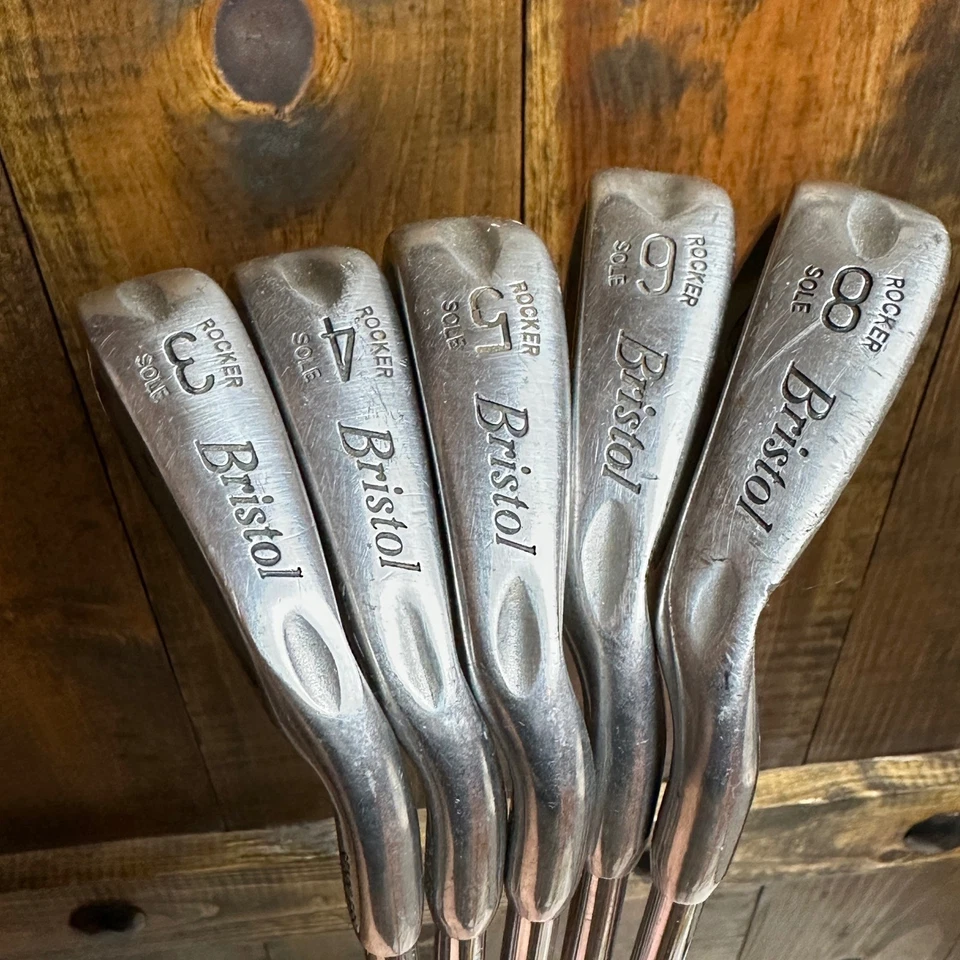Bristol Advisory Custom Golf Irons Set 3 4 5 6 8 Rocker Sole Perimeter Weighted - Image 2 of 4
