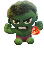 Ty Beanie Babies Marvel The Incredible Hulk 6" Tall Stuffed Plush