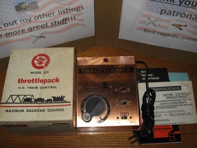 MRC Throttlepack Model 501 HO or N throttle DC controller transformer power pack