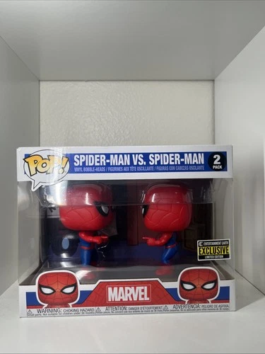 Funko Pop! Exclusive Marvel Spider Man vs. Spider-Man Figure
