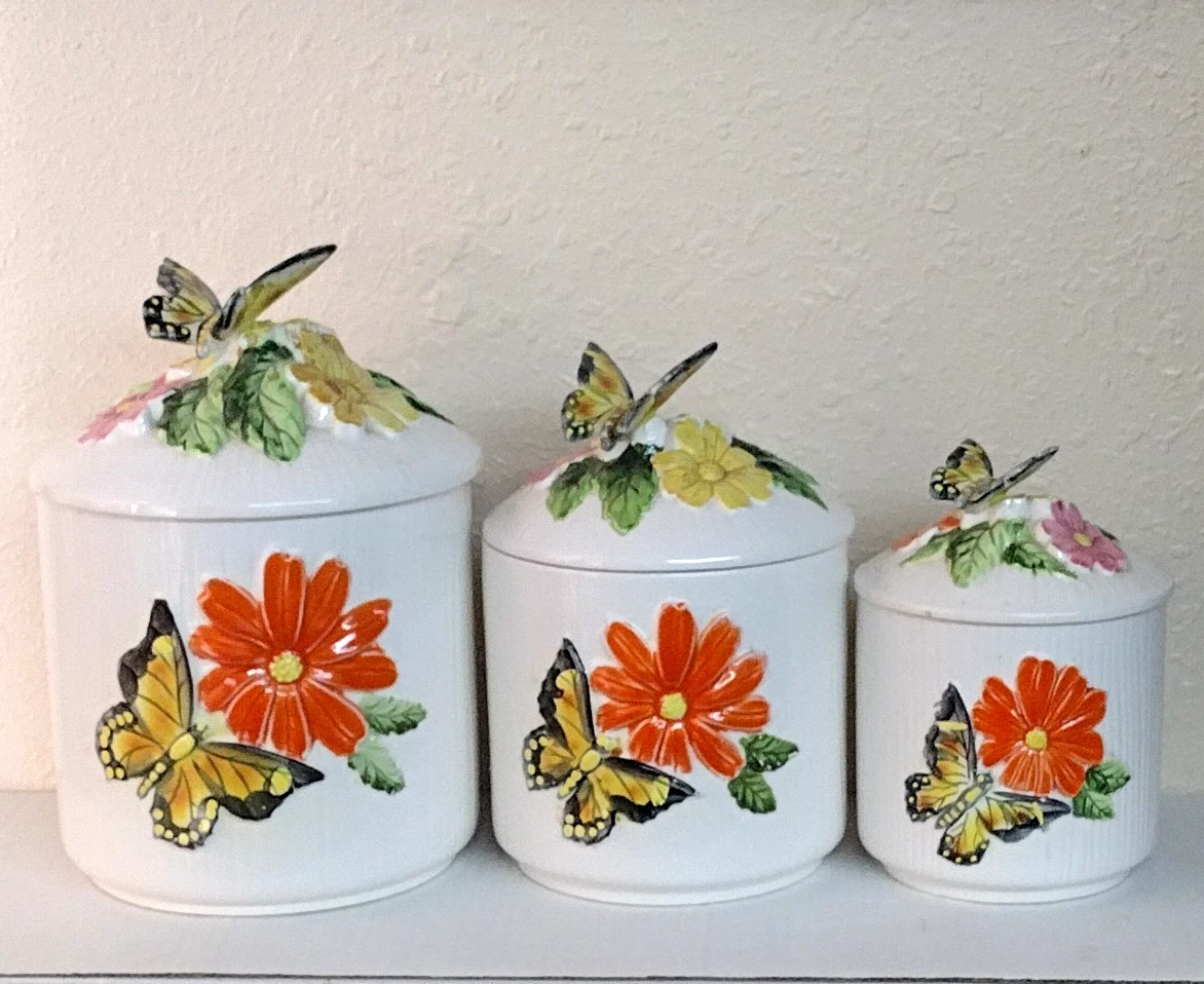 Sears Ceramic Kitchen Canisters & Jars for sale - eBay
