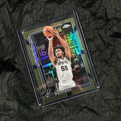 2025 TOPPS - CHROME NBA - BASKETBALL REFRACTOR - YELLOW /275 - HARRISON INGRAM 