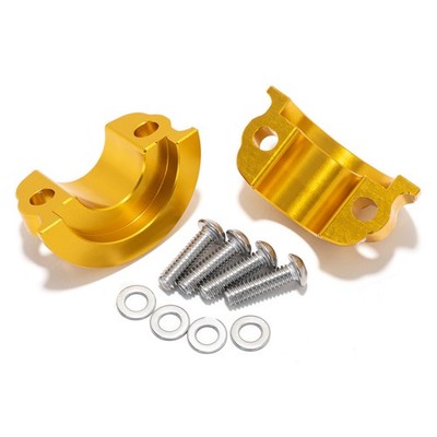 Clutch Brake Perch Clamp For Harley 1'' Bar Dyna Softail Sportster 883 XL/H Gold