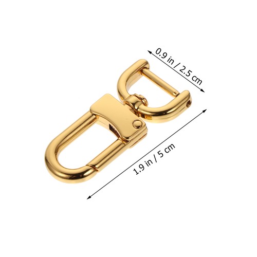 4 Pcs Hardware Dog Buckle Bag Strap Repair Kit Women's Luggage Belt - Picture 11 of 12