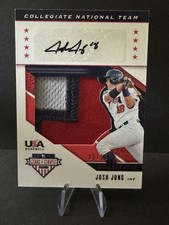 Josh Jung Auto 2019 Panini USA Stars & Stripes Silhouette  Patch Auto 5/25