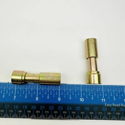 Lot of 2 Rexnord 10486804 Utility Barrel Lock #6 Gold Lock w/End Cap, 93180124