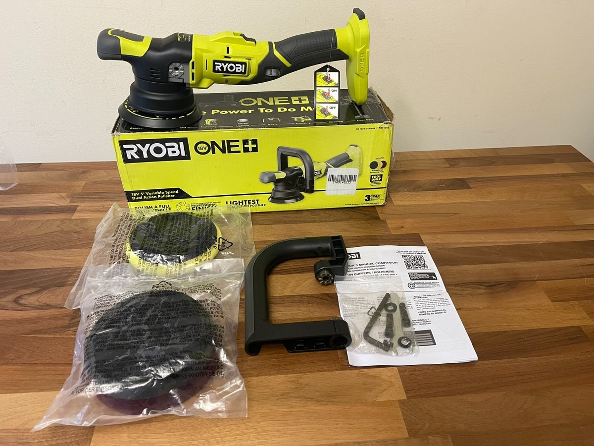 Ryobi One PBF100B 18V Cordless Dual Polisher for sale online
