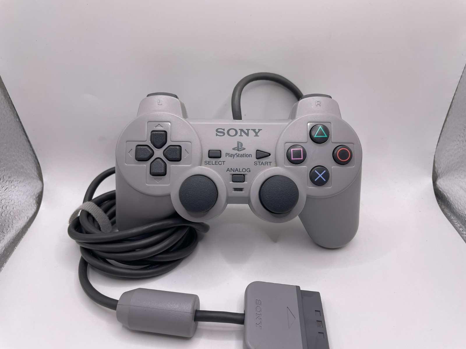 Sony Dualshock Analog Controller Scph-1200 Ps1 Grigio Originale Joystick