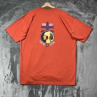 Killer Loop Vintage T Shirt Rot XL Surf Snowboard Skate 90er Y2K Rarität