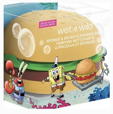 Wet n Wild Spongebob Krabby Patty Brush Cleanser Pads