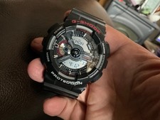 CASIO G-SHOCK GA-110-1AJF Black Analog  Digital Men's Watch Japan New Batt 