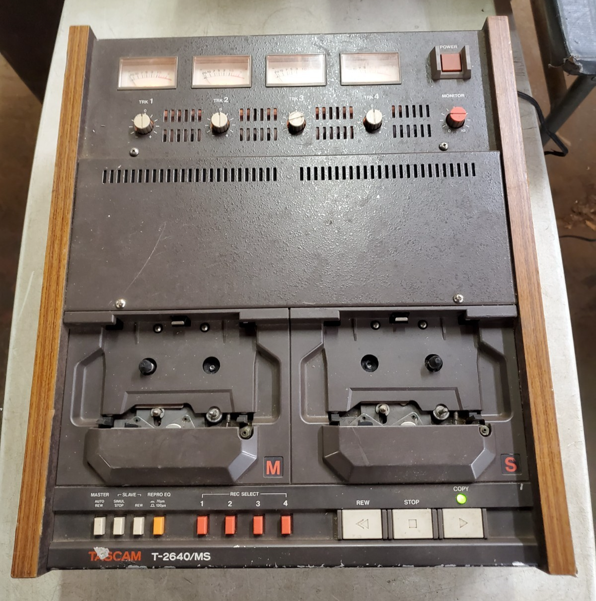 Tascam T-2640/MS Master Slave Cassette Duplicator for Parts or