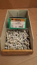 Hillman 1/4 x 1 White Insulating Drive Rivets Hollow Wall Anchors Lot #375709
