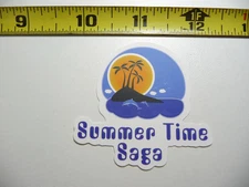 SUMMERTIME SUMMER TIME SUNNY ISLAND SMALL STICKER DECAL VACATION TRIP