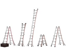 Hymer Teleskopleiter Telestep Teleskop Leiter Stufenleiter 4-teilig