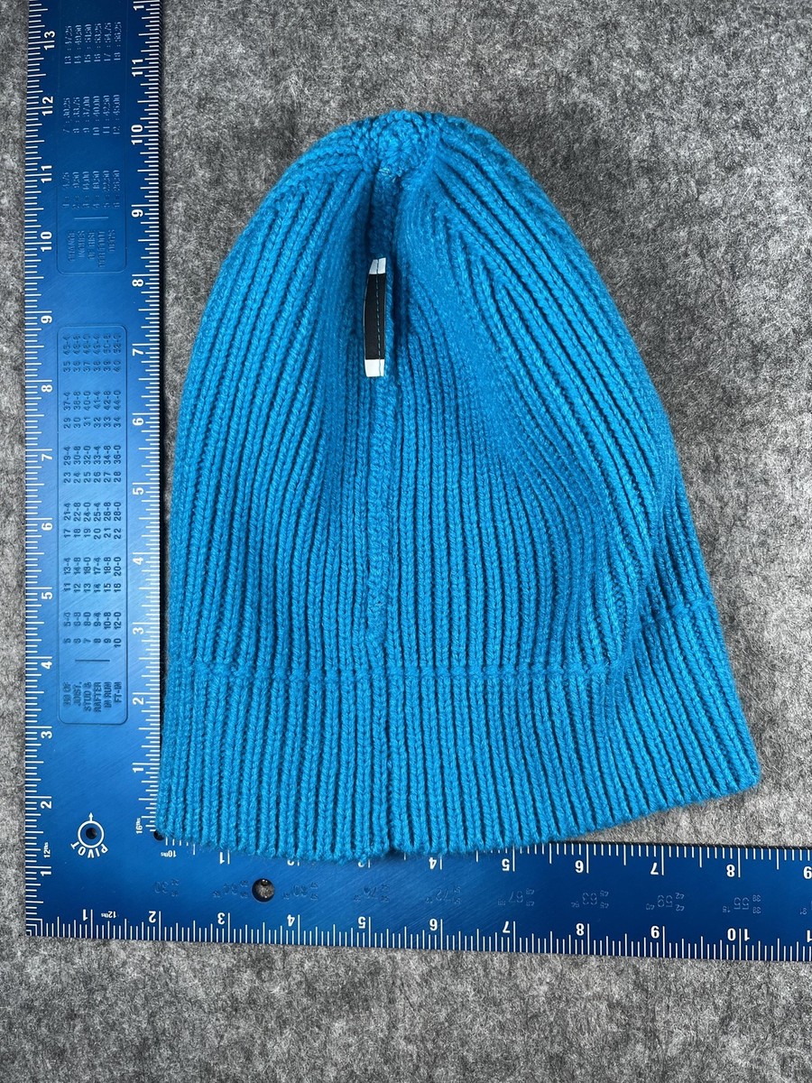 The North Face Hat Beanie Womens One Size Blue Knit Cuffed  display picture 2