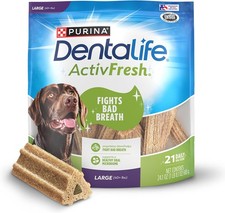 DentaLife ActivFresh Dog Chews for Large Dogs 40 1 Count Pack of 21 , Other