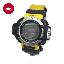 CASIO Quartz Digital Wristwatch Resin Band 10 Bar Water Resistant Used PRT-40UJ