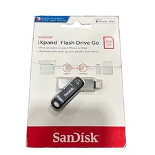 New! Sealed! SanDisk 256GB iXpand Flash Drive Go USB to Lightning - NY Shipper!