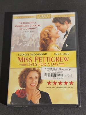 Miss Pettigrew Lives for a Day DVD Focus Features Frances McDormand Amy Adams