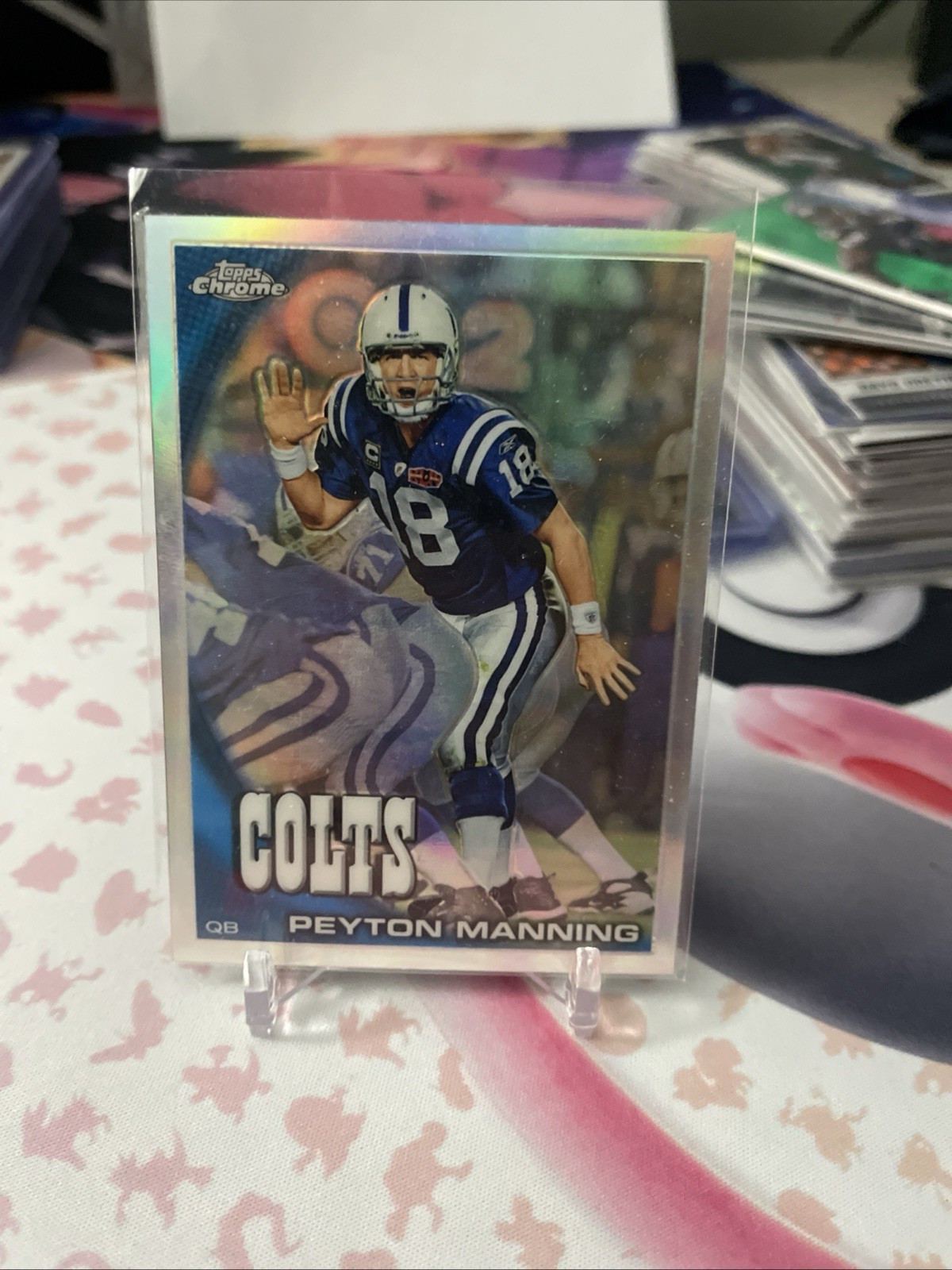 2010 Topps Chrome #C50 Peyton Manning Refractor Indianapolis Colts