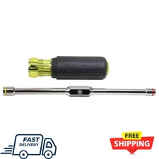 Klein Tools 65064 Hex Head 2-in-1 Nut Driver, 1/4-Inch and 5/16-Inch