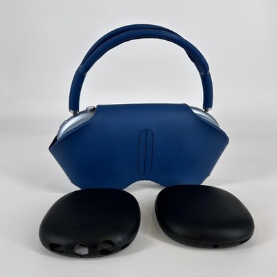 AirPods max lightning ケースとカバー付き AirPods Max Lightning Blue w/ Smart Case - Good w/ Engraved | eBay
