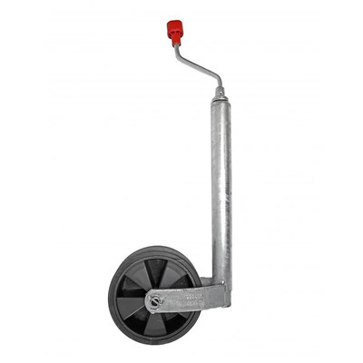 AL-KO Stützrad Plus Ø48 mm   Kunststofffelge, Vollgummireifen 215x65 mm, 150 kg
